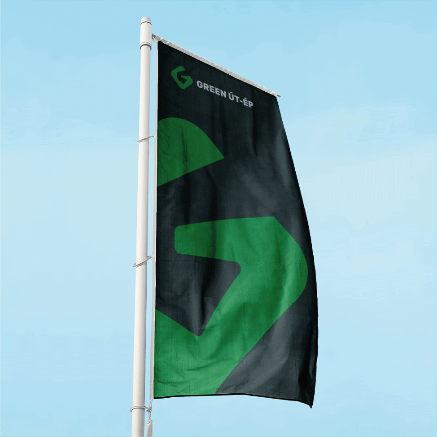 green-ut-ep-arculattervezes-zaszlo