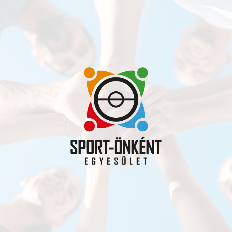 egyesületi színes, játékos, logó